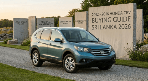Honda CRV buying guild in Sri Lanka 2026